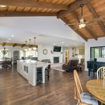 Traditional Burke residence interior designed by Snyder Atelier